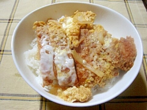 めんつゆで簡単かつ丼